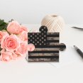 thumbnail image 5 of Wukai American Flag with Desert Camouflage Print Elegant Acrylic Gift Decorations Perfect for Weddings, Birthdays, Anniversaries, and Home Decor, 5 of 6