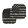 thumbnail image 6 of Binienty American Flag Car Windshield Sun Shades Foldable Green Camo Car Reflective Sun Shade UV Protection Sun Blocker Patriotic Automotive Sunvisor Protector Universal Fit, 6 of 7