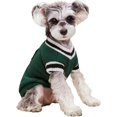 thumbnail image 1 of Dog Clothes For Small Dogs College Style Pet Dog Sweater Winter Warm Dog Clothes For Small Medium Dogs Puppy Cat Vest, 1 of 5