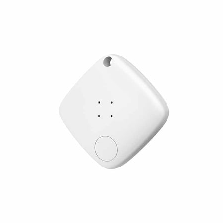 Item Anti-Lost Tracker for Compatible Hubs, Replaceable Battery, IP67 Waterproof for Keys/Luggage/Passport, White, 1-Pack