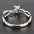 thumbnail image 4 of Oryn Jewelry 1.8 Ct Round Brilliant Moissanite Ring - 14K White Gold Plated Wedding Ring - Infinity Style Crossover Shank Engagement Ring - Daily Wear Jewelry for Her, 4 of 4