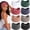 Solid color green, variant on Wide Headbands for Women Knotted Non Slip, 8 Pack Soft  Bands to  Hairline, Fashion Boho Style Bandana,  Wicking Hair Bands for Workout  Yoga Makeup