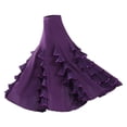 thumbnail image 3 of Elegante Talla única Baile de Salón Vestido de Flamenco con Larga - Viola, 60-105cm Púrpura Sunnimix Vestido de baile latino, 3 of 8