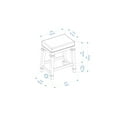 thumbnail image 7 of Linon Delimon 24" Backless Counter Stool, Dark Cherry/Black Faux Leather, 7 of 7