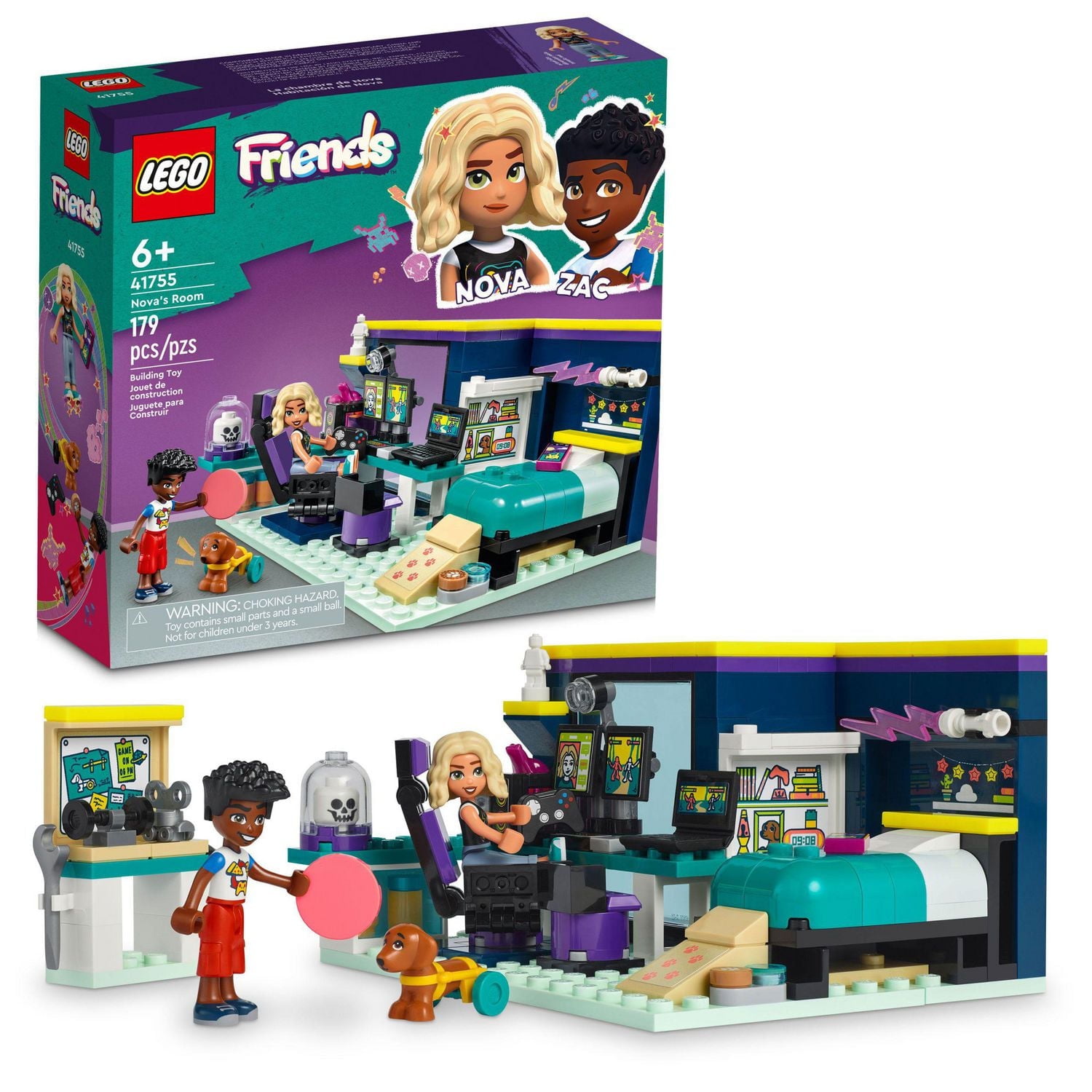 MO　海外版ゲームセット LEGO Friends Nova's Room Gaming Themed Bedroom Playset 41755