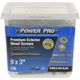 thumbnail image 3 of Hillman 48611 Power Pro Premium Exterior Bronze Wood Screws #9 x 3", 417-Pack, 3 of 6