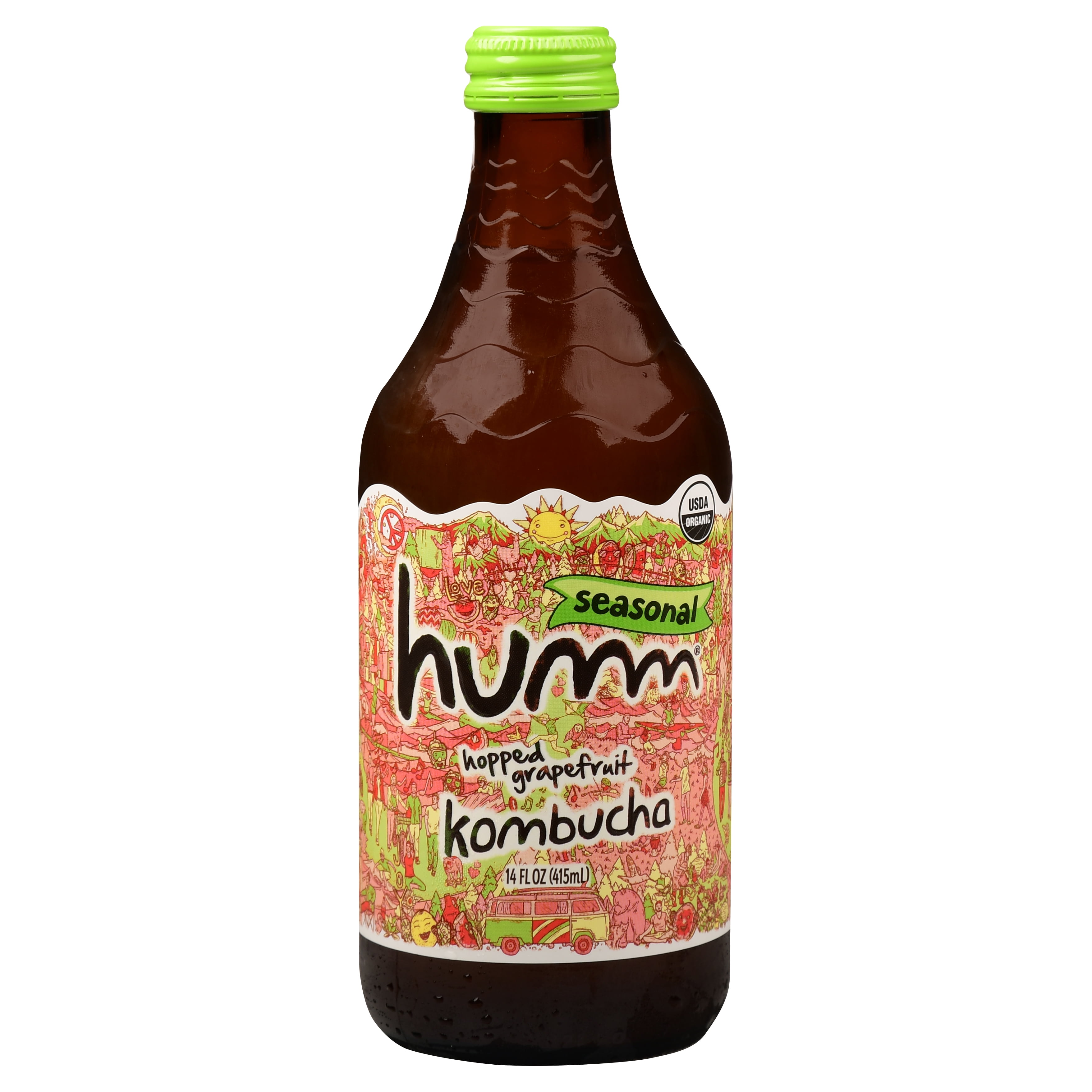 Humm Hopped Grapefruit Kombucha, 14 fl oz Walmart Inventory Checker