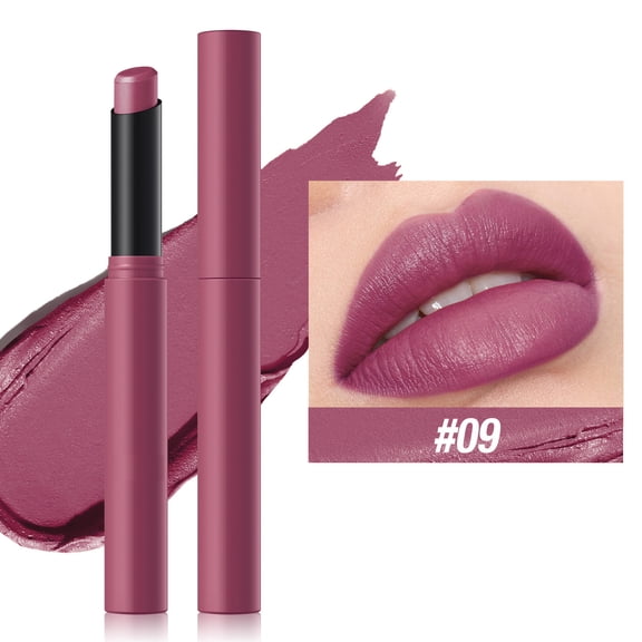 Velvet Matte Sculpting Lip Stick - 16HR Long-Lasting Waterproof No- Vinyl Color For Full Lips