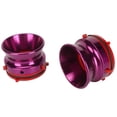 thumbnail image 3 of par de adaptadores de cubo NAB abridor de cinta de carrete a carrete de aluminio pulido profesional para Studer ReVox para Akai para Teac púrpura, 3 of 5