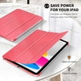 thumbnail image 6 of Case Compatible with iPad (A16) 11th Generation 11 inch 2025, iPad 10th Gen 10.9 inch 2022, Slim Case with Tempered Glass with Stand Function, Watermelon Powder, 6 of 15