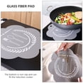 thumbnail image 4 of FRCOLOR Protective Pad 1Pc Induction Cooker Protective Pad Glass Fiber Pad Heat Conduction Mat,9.84"X9.84"X0.04", 4 of 5