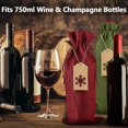 thumbnail image 4 of wqlpp-Burlap Wine Gift Bags, 24 Pcs Jute Drawstring Wine Bottle Covers with Ropes and Tags for Christmas, Wedding, Travel, Birthday, Holiday Party (Wine Red), 4 of 4