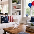 thumbnail image 5 of DefiDgd 3pcs Patriotic Layered Wooden Star Tabletop Standing Sign,Vintage Red White Blue Star Ornaments Mantel Shelf Decor for 4th of July Independence Day Home Holiday Decoration(BB), 5 of 6