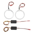 thumbnail image 1 of Anillos de Halo para Faros Delanteros Jadeshay 2 Piezas LED Ojos de Ángel, 1 of 8
