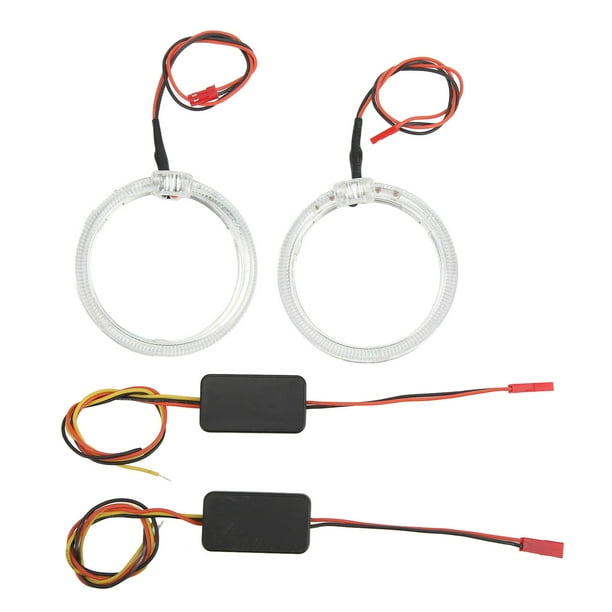Anillos de Halo para Faros Delanteros Jadeshay 2 Piezas LED Ojos de Ángel