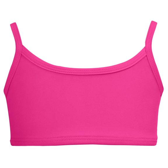 Girls UPF 50  Bikini Swim Top | Hot Pink