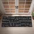thumbnail image 2 of Math Equations Calculus Symbols Black Pattern Door Rugs,Washable Non Slip Door Mats Indoor,Decorative Door Mats,Entry Mat Indoor for Entrance,Bedroom,Kitchen,Bathroom,16"x47", 2 of 6
