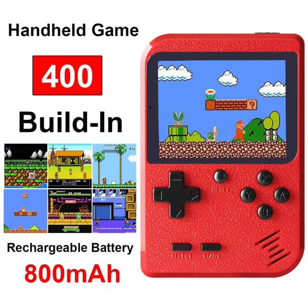 Support TV AV Video Output for Kids Men Women Boys Girls Friend Portable 2.5 Inch Gameboy Ideal Christmas or Birthday Gift Present Handheld Retro Games Consoles with 152 NES Old-school Games