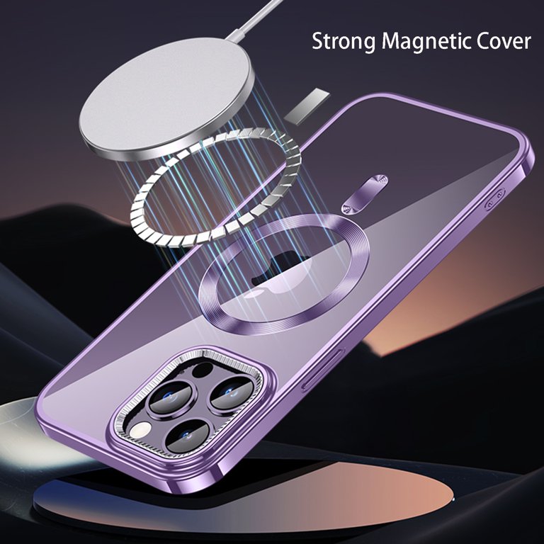 X-LEVEL Magnetic Plated Clear Case with Camera Protective for iPhone 14 Pro  / 14 Pro Max - GadStyle BD