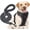 Black Harness+Leash, variant on No Pull Dog Harness Adjustable Reflective Oxford Easy Control Medium Large Dog Harness with A Free Heavy Duty 5ft Dog Leash