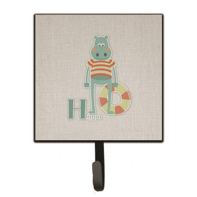 Carolines Treasures BB5733SH4 Alphabet H For Hippopotamus Leash or Key Holder