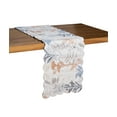 thumbnail image 2 of Lina Watercolor Theme Floral Flowers & Leaves Decorative Cotton Kitchen Table Runner 14" x 51", 2 of 5