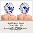 thumbnail image 2 of Logiee Butterflies Print Silk Bonnet Satin Bonnet for Sleeping Women and Men,Double Layer Hair Bonnet for Curly Braids Hair, 2 of 6
