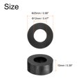 thumbnail image 2 of 12 Packs Rubber Spacers 25mm OD, 12mm ID, 10mm Height Round Anti Vibration Spacer Thick Rubber Washers, 2 of 5