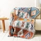 thumbnail image 1 of Bohemian Plaid Blanket for Sofa bed Decorative Blanket Outdoor Camping Blanket Boho Sofa cover throw Blanket Picnic With Tassel180x260cm Gao Jinjia LED, 1 of 2