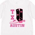 thumbnail image 4 of Inktastic Austin Texas Cowgirl Girls Long Sleeve Toddler T-Shirt, 4 of 5