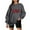 Red/Gray, variant on VEKDONE Junior Sweatshirts Women's Oversized Long Sleeve Sweatshirt Crewneck Pullover Hoodie Loose Sweatshirt Khaki,S
