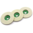 thumbnail image 2 of Set Of 3 90mm Wool Felt Polishing Discs For Angle Grindergreen, 2 of 5