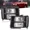 Black Housing, variant on MOSTPLUS Pair Clear Reflector Headlights for 07-14 GMC Sierra 1500 Turn Signal Upgraded