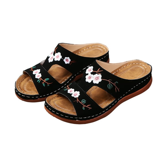Langgg 2pcs Comfortable Slippers Any Slippers Size Slippers Women 2pcs Womens - Slippers Women 5 Slippers Women Size 7 black39