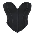 thumbnail image 1 of Lindo corsé sin tirantes con forma de corazón de malla transpirable con hombros descubiertos y corsé push-up para mujer, ropa exterior, lencería sexy, 1 of 5