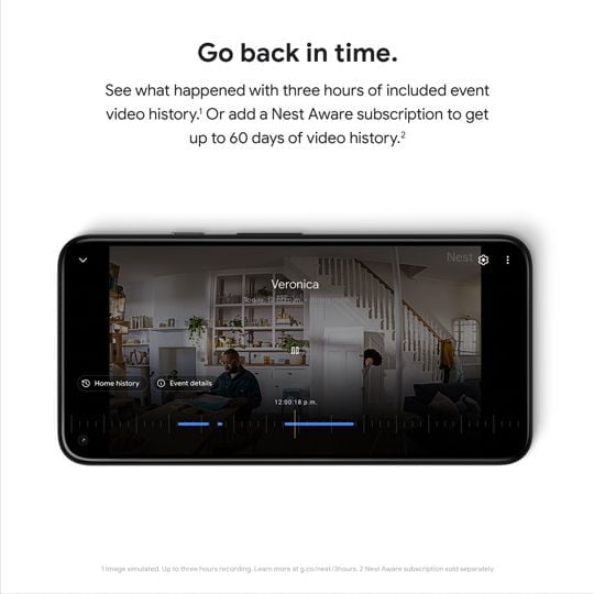 Google Nest Cam Indoor, Wired (2nd Gen)