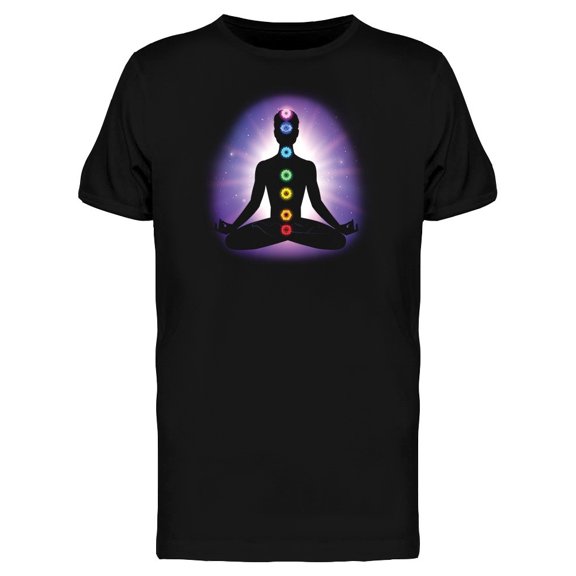 Lotus Chakras Graphic Tee Men's -Image by Shutterstock