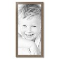 thumbnail image 2 of ArtToFrames 16" x 34" Aged White Gold Picture Frame, 16x34 inch Silver Wood Poster Frame (WOM-2036),  Pack, 2 of 7