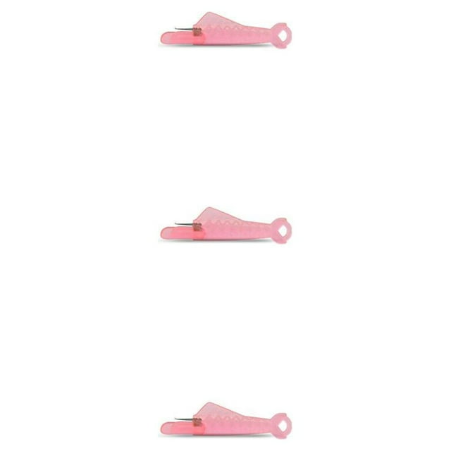 Youkk Needle Threader Embroidery Cross-stitch Guide Threading Tools Leather Leathercraft Fabric Handmade Pin Thread Insertion Pink 1PC 3Set