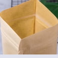 thumbnail image 5 of 100 Pcs/Lot Kraft Paper Bags with Windows Stand Up Pouches Food Ziplock Bags Food Packaging Bags with Tear Notch for Nuts Snacks (Frosted window,9x13cm), 5 of 5