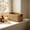 Small, variant on Handmade Vintage Woven Rattan Storage Basket, Sturdy Durable Natural Paper Rope Divided Organizer Bin Decorative Storage Caddy for Bathroom Bedroom Kitchen Office Makeup Sundries Organization