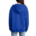 thumbnail image 5 of SUXIAN Zip up Hoodie Solid Color Long Sleeve Soft Lined Pockets Relaxed Breathable Jacket Womens Zip up Hoodies XXL, 5 of 7