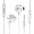 thumbnail image 2 of (4 pack) PHILIPS Wired Bass Clear Sound Earbuds w Mic for Cell Phones White, 2 of 6