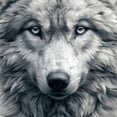 thumbnail image 6 of WYYP Outdoor Fitted 100% Polyester Fiber Table Cover - The Hungry Appearance of the Wolf Searching for Food, The Fierce Hunter White, 6 of 8