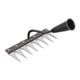 thumbnail image 4 of Rastrillo de jardinería para tierra suelta, rastrillo de jardín para excavar, cultivar y cultivar 8 Rake de dientes, 4 of 9