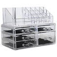 thumbnail image 1 of Organizador de Joyas Y Maquillaje Cosmético Organizador de Almacenamiento de Acrílico Transparente con 5 Cajones Sunnimix Organizador de maquillaje, 1 of 8
