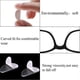 thumbnail image 2 of 10 Pairs 1mm Non-Slip Silicone Nose Pads Adhesive Nose Pads D-Shape Inflatable Cushion Glasses Pads Sunglasses Accessories - Transparent, 2 of 5
