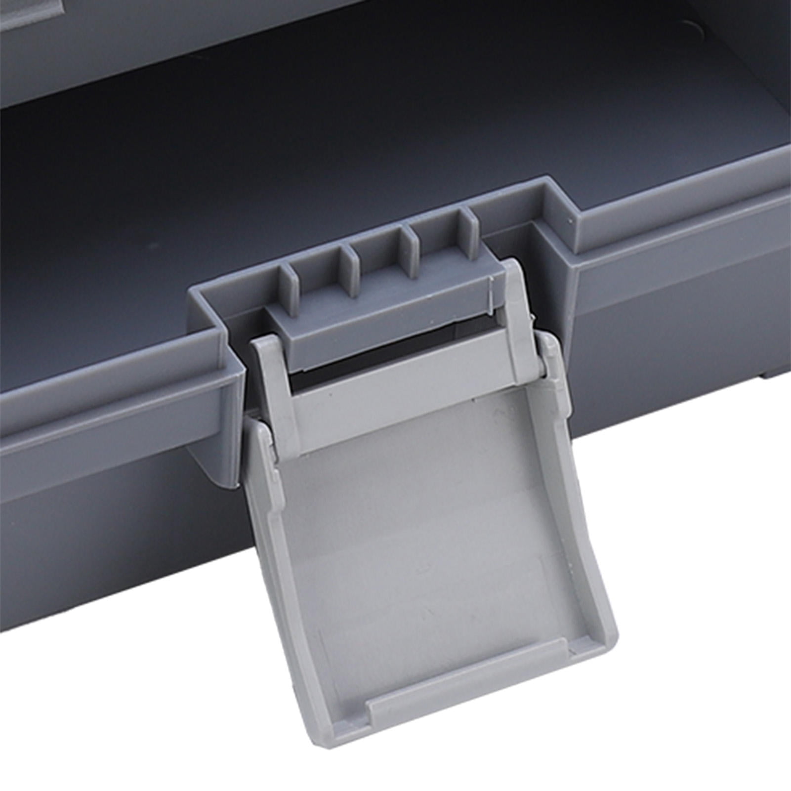 LAZIOEGR Portable ABS Three‑Layer Fishing Tackle Box with Ergonomic Handle, Impact‑Resistant Lock, Multi‑Tool Storage