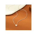 thumbnail image 2 of Collar Xtellar plateadoCírculo Mujer Dije Cadena Plata 925 Elegante, 2 of 4