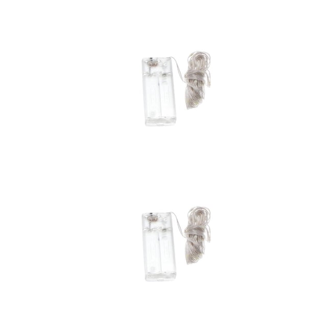 Billuyoard lámparas de hadas con pilas luces LED adorno de vacaciones al aire libre iluminación decorativa impermeable blanco puro / 3 metros Type2 NO2